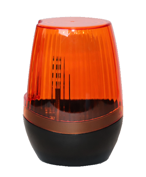 Maják - výstražné světlo 12-240V oranžový