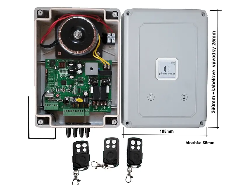 Pohon pro jednokřídlá vrata A2